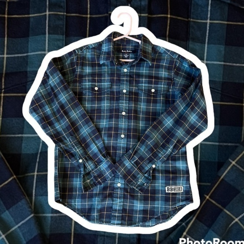 Brooks Brothers Boys Flannel Button Down